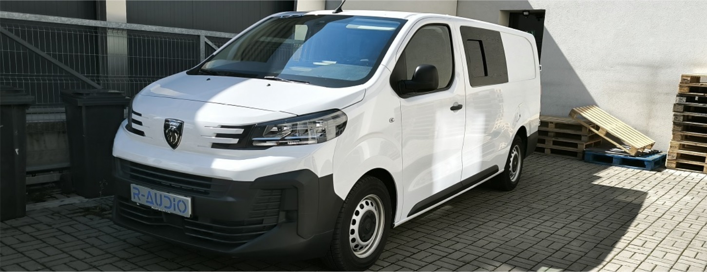 Peugeot Expert - výměna reproduktorů a odhlučnění